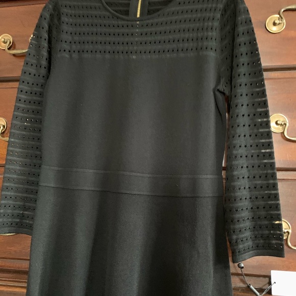 CALVIN KLEIN FIT AND FLARE KNIT DRESS - Picture 2 of 7